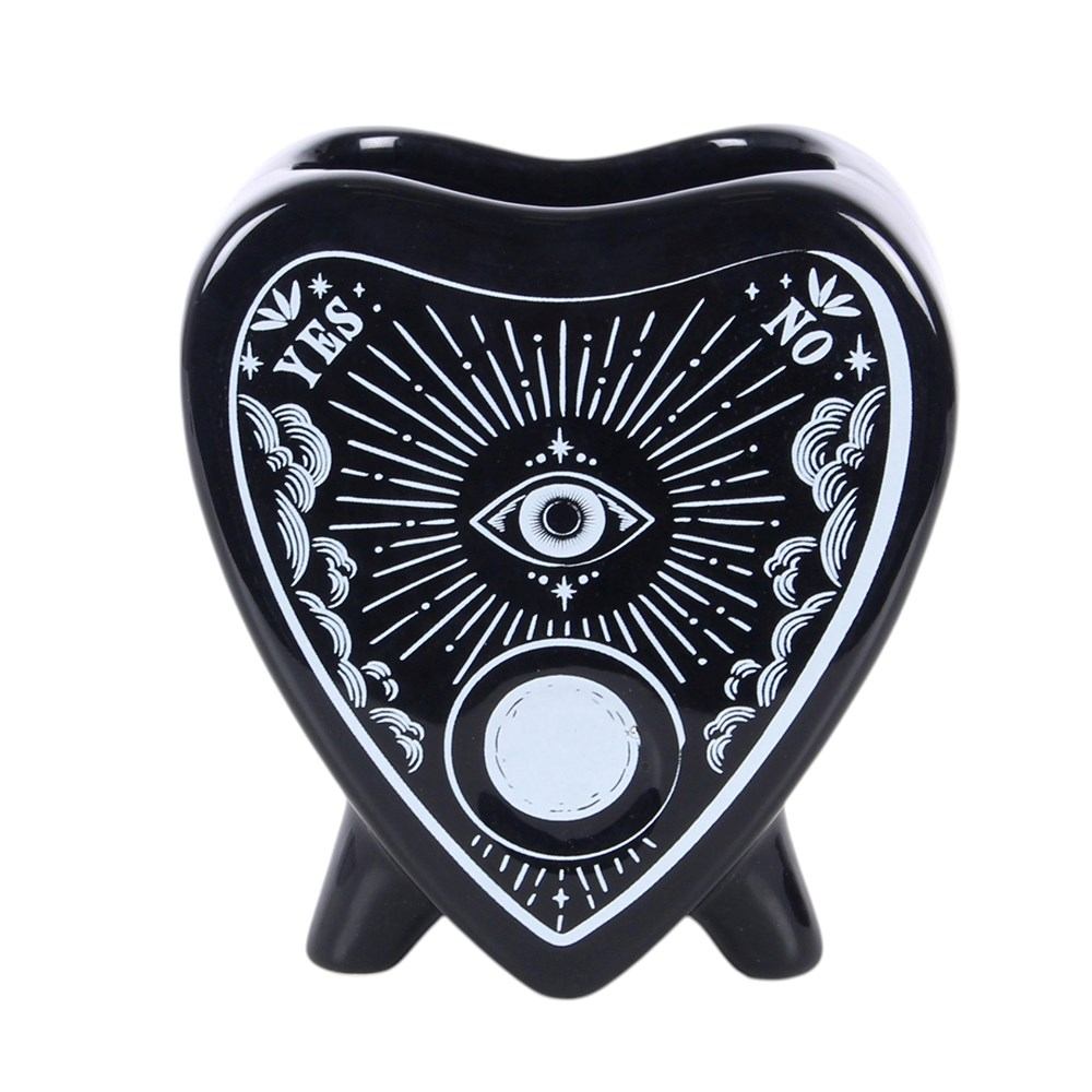 Something Different - Black Planchette Flower Vase - Black/White
